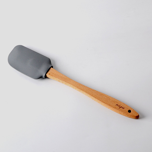 2015新款現貨 廠傢直銷廚房用品烘焙用品 櫸木柄矽膠大號刮刀工廠,批發,進口,代購