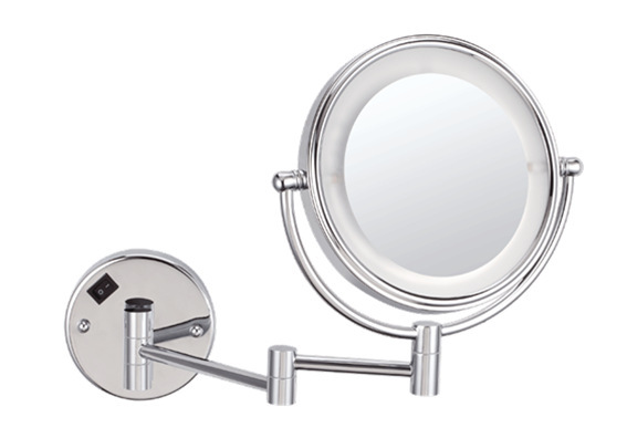 防霧燈鏡透光鏡LED燈防霧透光鏡化妝鏡美容鏡放大鏡雙麵鏡浴室鏡工廠,批發,進口,代購