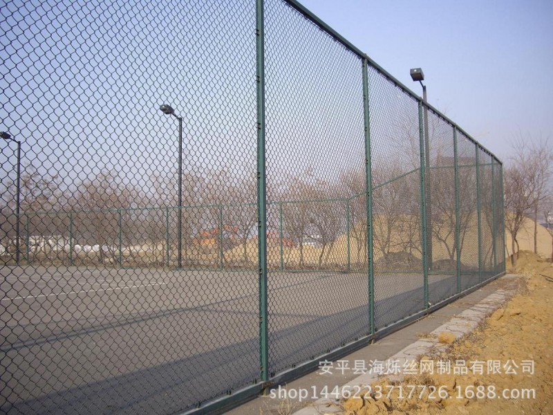 場地圍網 場地護欄 框架式球場護欄圍網 綠色包塑球場圍網工廠,批發,進口,代購