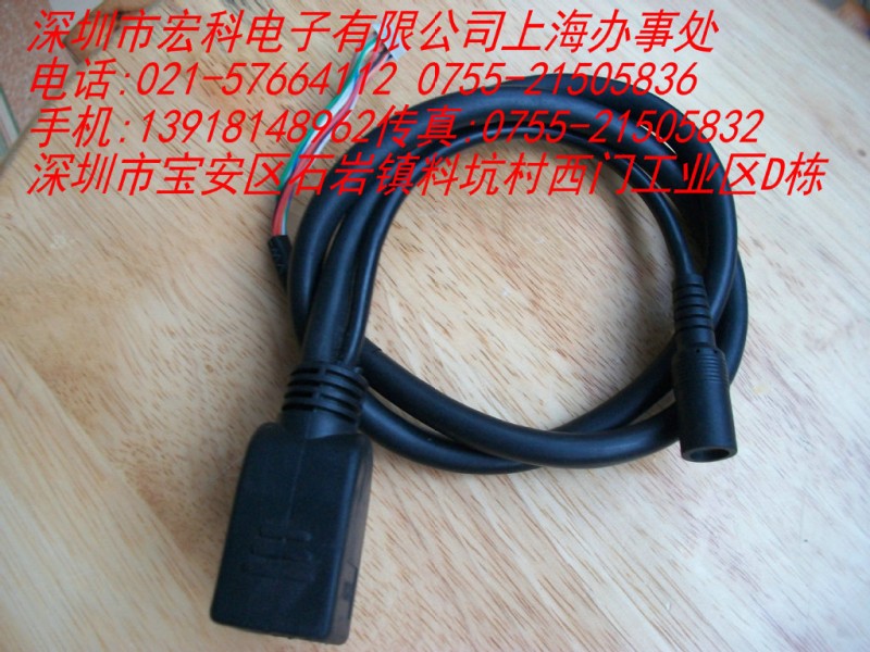 網絡監控線 3H/RJ45帶燈+DC7.0（開口）+1251H-10P+線/L=0.23+0.7工廠,批發,進口,代購