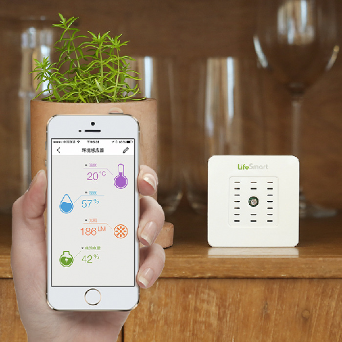 LifeSmart環境感應器無線智控智能傢居溫度濕度空調燈光智能聯動批發・進口・工廠・代買・代購