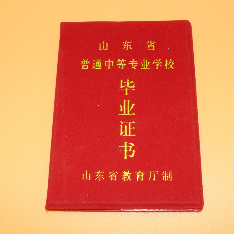 廠傢專業定做山東省普通中等專業學校畢業證書 職業中等畢業證書工廠,批發,進口,代購