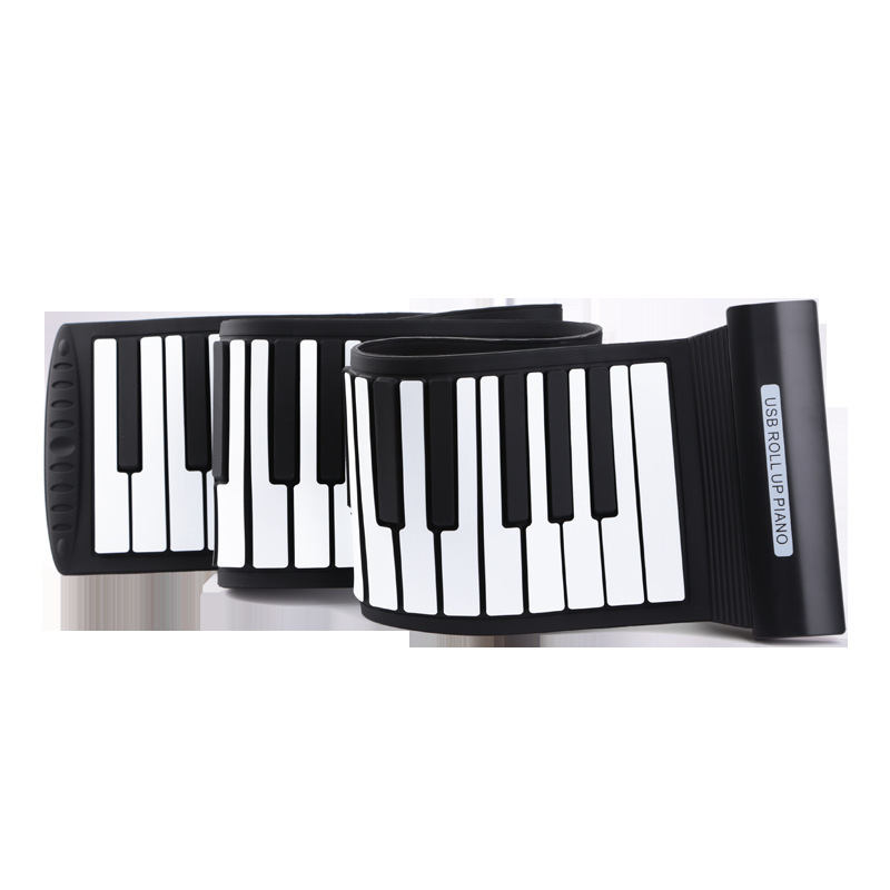 88鍵手感卷鋼琴 MIDI卷鋼琴 折疊卷鋼琴 便攜卷鋼琴工廠工廠,批發,進口,代購