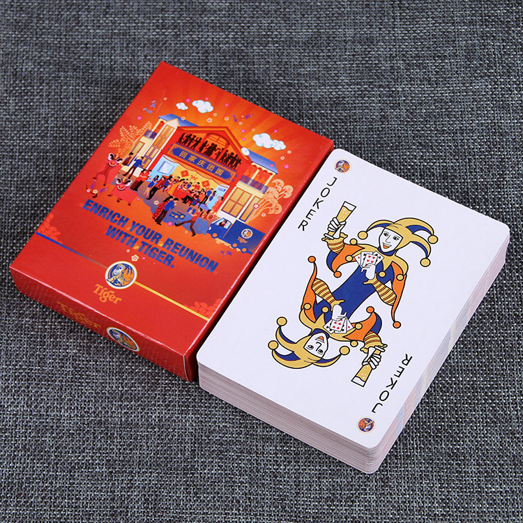 外貿紙盒撲克牌定做經典國外休閒國賓進城單人玩法撲克批發・進口・工廠・代買・代購