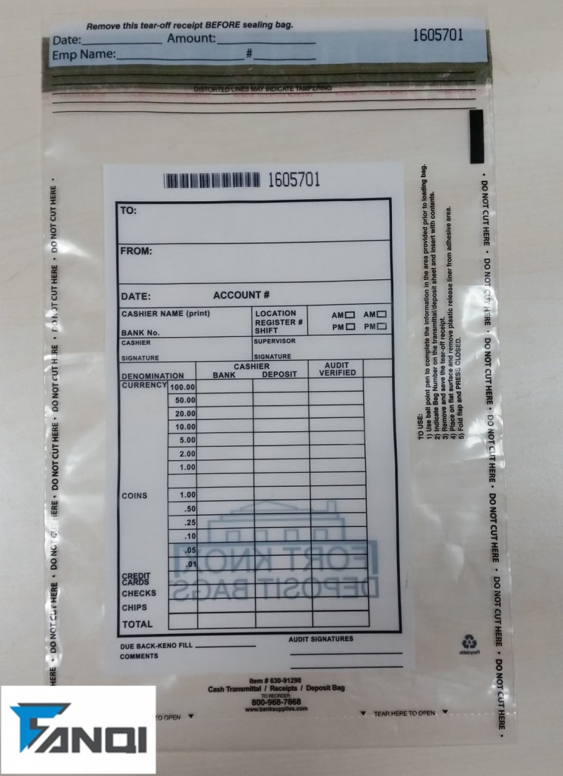 透明塑料押運保安袋（具有防揭、防盜功能）工廠,批發,進口,代購