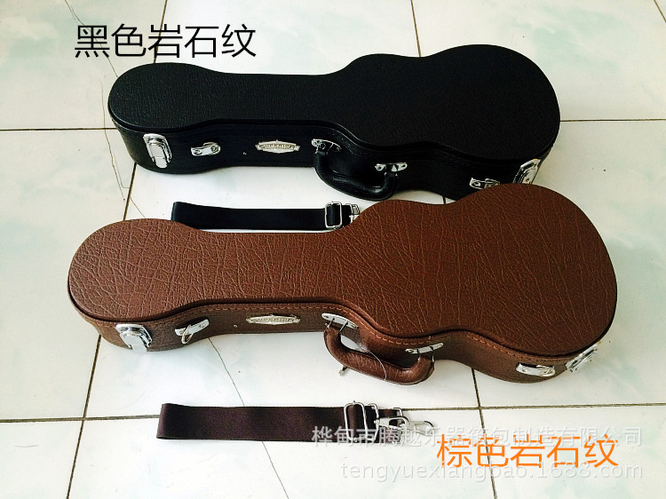 尤克裡裡 盒子 ukulele 琴盒巖石紋烏克麗麗 皮箱 23寸26寸 21寸工廠,批發,進口,代購