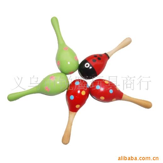 小沙球 兒童打擊樂器 嬰幼兒玩具 木製玩具 寶寶玩具 小沙錘工廠,批發,進口,代購