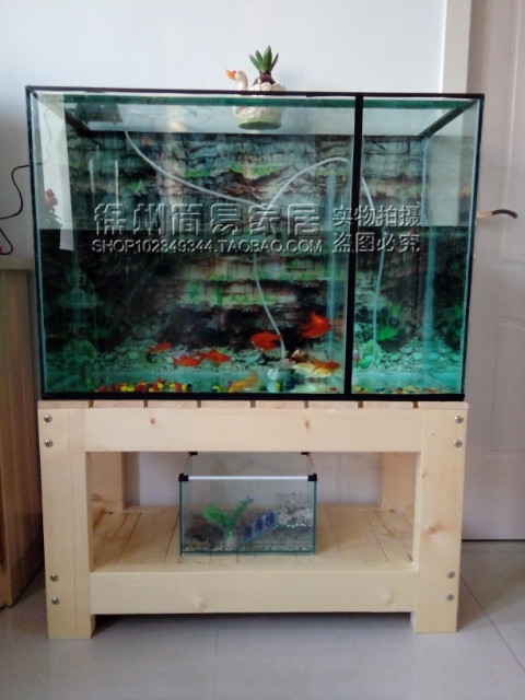 廠傢直銷實木 松木草缸魚缸架防水漆包郵工廠,批發,進口,代購