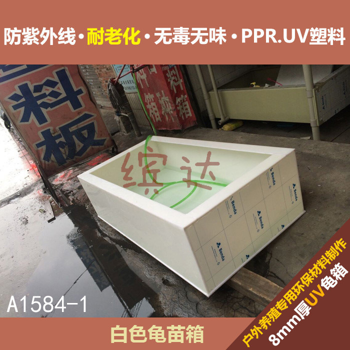 戶外防紫外線PPR.UV白色龜苗箱(水龜苗養殖 定做PP塑料龜池工廠,批發,進口,代購