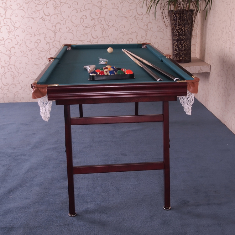 WP6005,1.8米傢用臺球桌/非標準臺球桌傢用折疊美式臺球桌實木型批發・進口・工廠・代買・代購