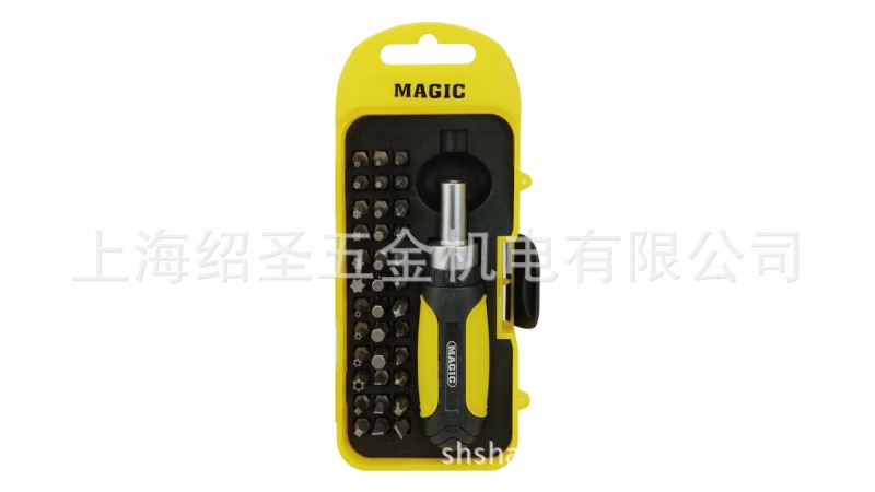 奧飛魔力MAGIC代理 38件棘輪螺絲批組套 機械維修傢用工具組套工廠,批發,進口,代購