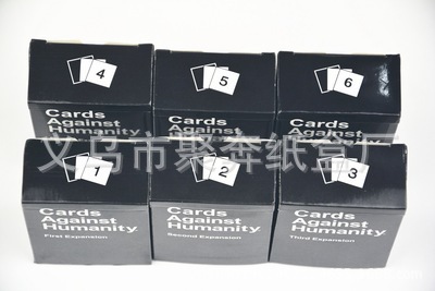 反人類卡牌桌遊 cards against humanity拓展版1-6工廠,批發,進口,代購