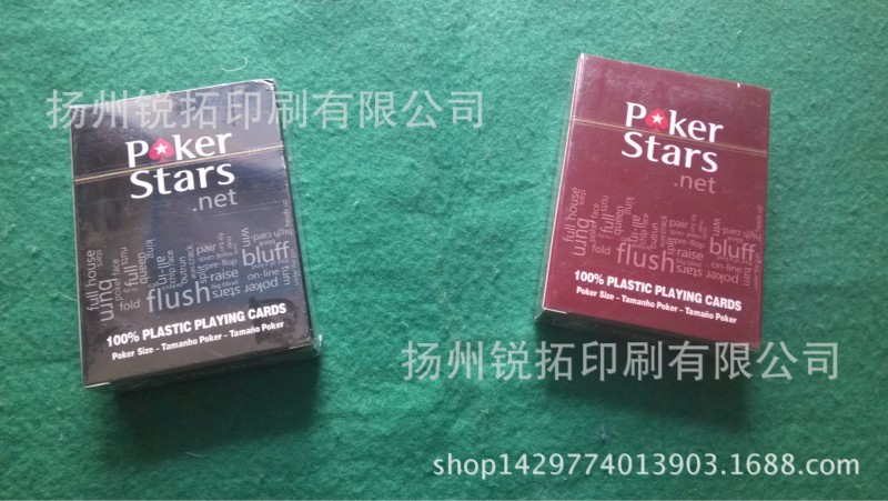 廠傢直銷現貨新款POKER STAR德州塑料撲克牌 俱樂部PVC撲克牌工廠,批發,進口,代購