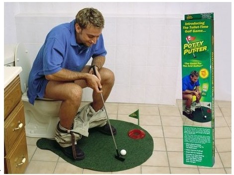 Potty Putter 廁所高爾夫 馬桶高爾夫球 迷你高爾夫玩具工廠,批發,進口,代購