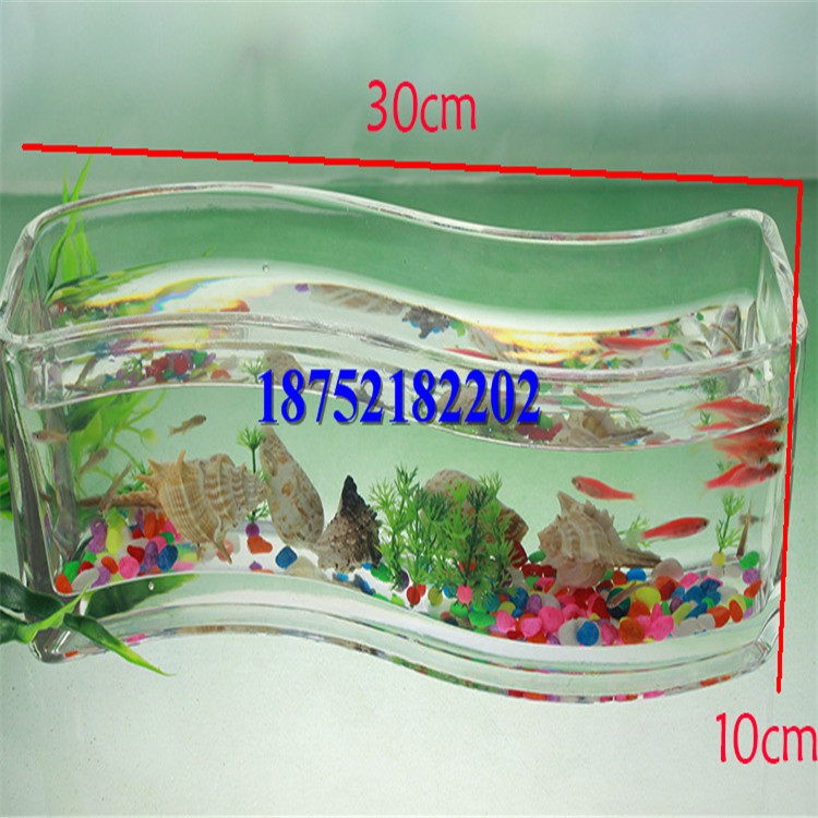 長方形/S型玻璃方缸 透明水培花瓶 玻璃魚缸 簡約現代水培器皿批發・進口・工廠・代買・代購