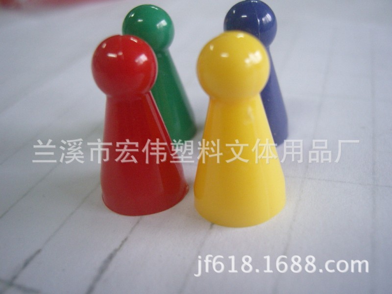 【自產自銷】塑料棋子空心跳棋遊戲棋子彩色玩具棋24mm*12mm批發・進口・工廠・代買・代購