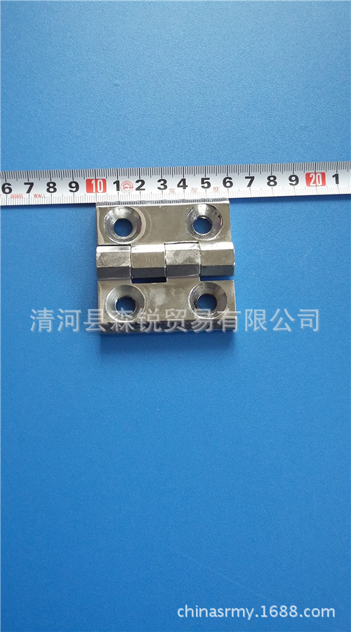 60*60mm鋁合頁 機械合頁 蝴蝶鉸 烤漆四孔合頁 機械鋁鉸鏈小合頁工廠,批發,進口,代購