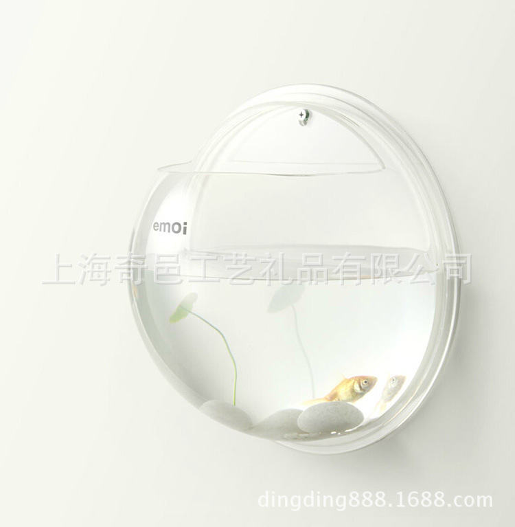 供應新款亞克力掛墻透明魚缸（大）創意傢居 可養花 H9200工廠,批發,進口,代購