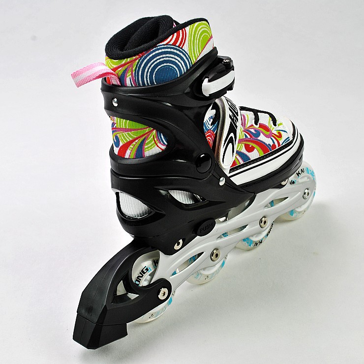 HK輪滑鞋成年人直排輪溜冰鞋可調碼滑冰鞋旱冰鞋潮款批發・進口・工廠・代買・代購