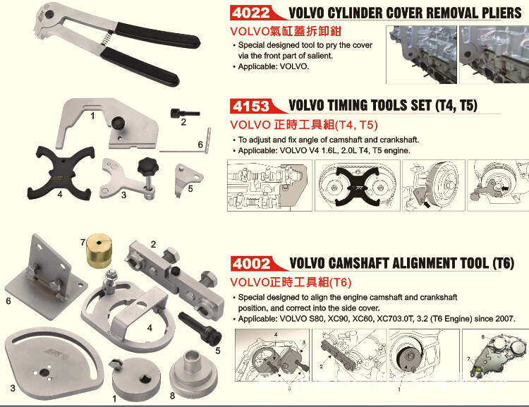 供應  沃爾沃 VOLVO 氣缸蓋拆卸鉗 惰輪調整扳手 維修工具工廠,批發,進口,代購