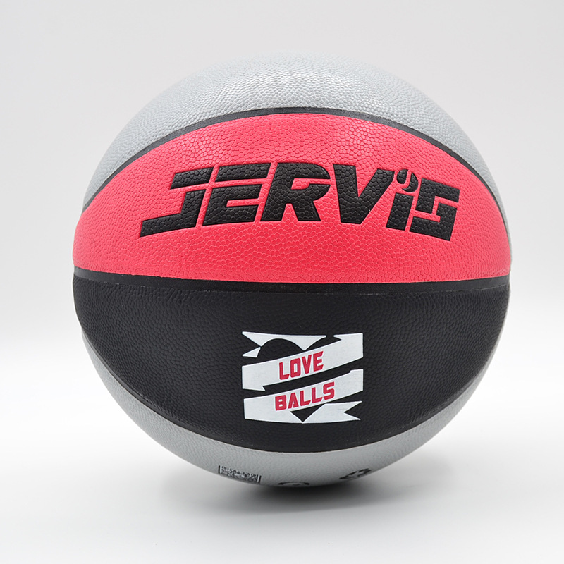 正品jervis/傑維斯籃球黑白紅三色 防滑耐磨室內外7號PU籃球V0005批發・進口・工廠・代買・代購