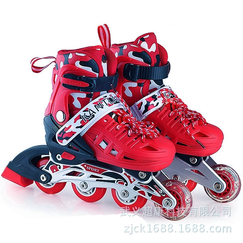 PVC單閃溜冰鞋兒童風火輪鞋可調節平花鞋 品牌直銷一件代發工廠,批發,進口,代購