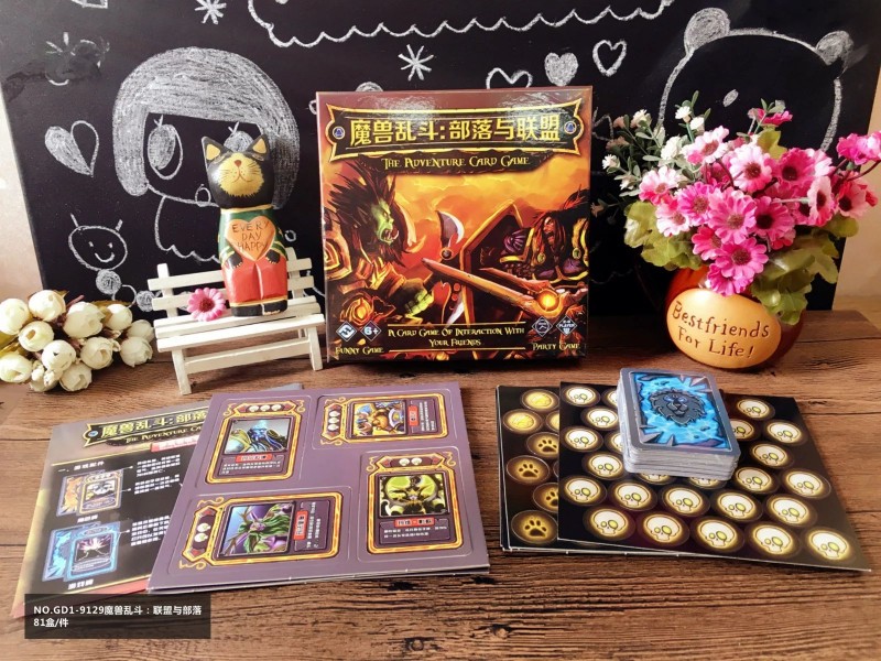 品趣 魔獸亂鬥部落聯盟 遊戲牌 桌麵卡牌遊戲工廠,批發,進口,代購