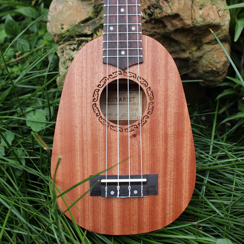 正品 21寸菠蘿形G1桃花心木 尤克裡裡四弦小吉他 烏克麗麗ukulele工廠,批發,進口,代購