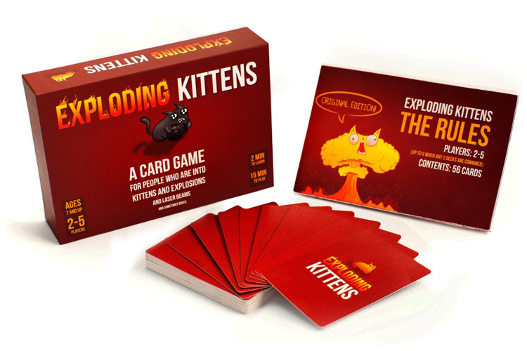 桌遊 Exploding Kittens 爆炸小貓 爆炸貓咪 反人類卡系列 英文版工廠,批發,進口,代購