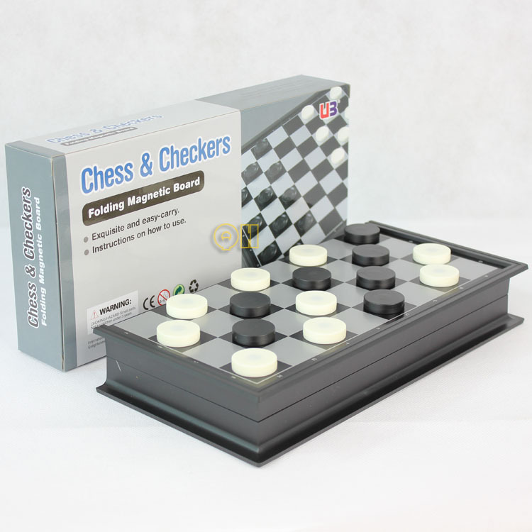 UB 3800磁性國際跳棋 64格 磁性西洋棋 折疊盤 磁性國跳工廠,批發,進口,代購