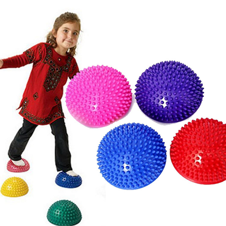 中老年兒童感統訓練器材半圓球按摩平衡訓練球 榴蓮球健身瑜伽球工廠,批發,進口,代購