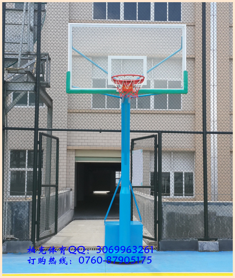 珠海新型高檔籃球架公司 單臂方管籃球架尺寸 纖維板籃球架報價工廠,批發,進口,代購