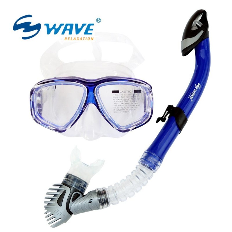 Wave海浪浮潛二寶 潛水鏡全乾式呼吸管 腳蹼套裝浮潛裝備廠價直銷工廠,批發,進口,代購