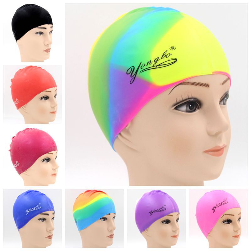 廠傢直銷，2015年新款彩色遊泳帽男式女士加大矽膠帽量大優惠批發工廠,批發,進口,代購