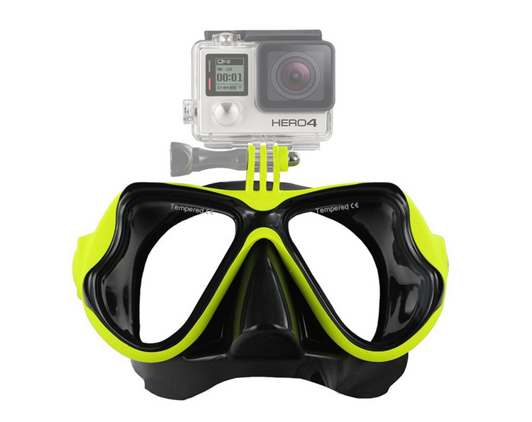 GoPro潛水眼鏡 hero4/3+山狗SJ4000潛水眼鏡 潛水麵罩 盒子包裝工廠,批發,進口,代購