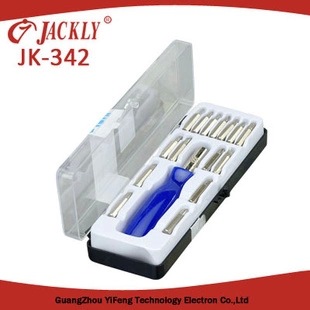 Jackly/傑克利 JK-342 組合套裝螺絲刀16合1 拆機維修 工具套裝工廠,批發,進口,代購