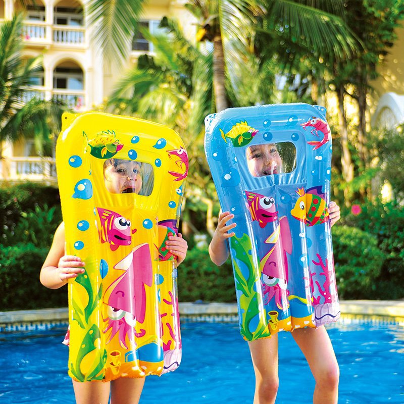 兒童充氣沖浪板便攜式有把手沖浪浮排 PVC水上運動沖浪滑板批發批發・進口・工廠・代買・代購