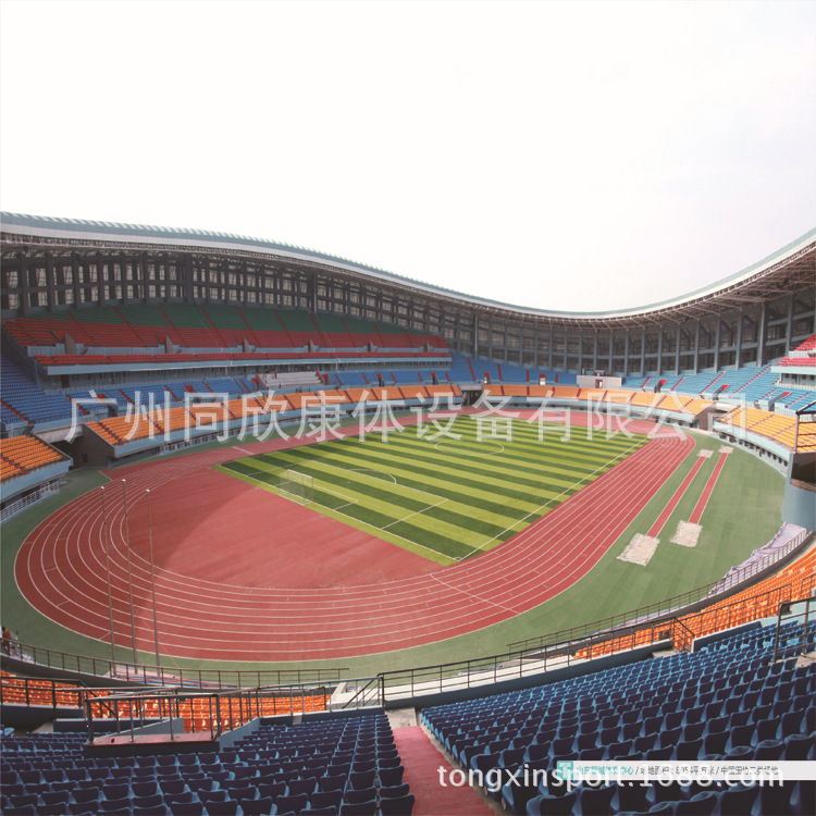 山東聊城體育中心  同欣預製型橡膠跑道 13mm 綠色環保工廠,批發,進口,代購