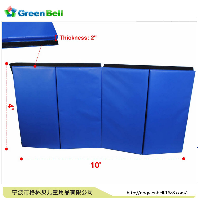 四折體操墊. 仰臥起坐運動墊、摔跤墊單色 防跌 加厚 易清洗工廠,批發,進口,代購