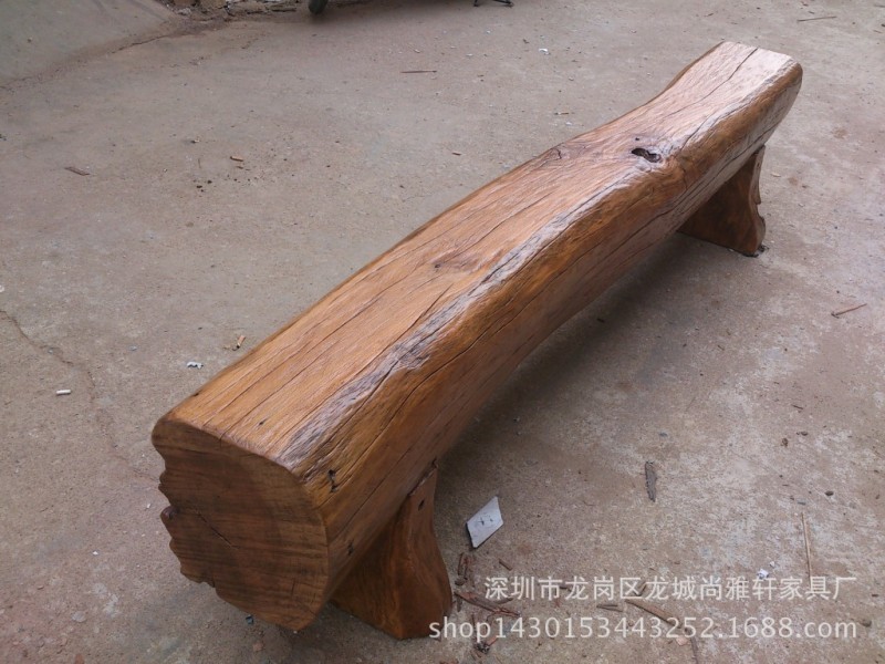 原生態實木傢具原木板凳換鞋凳長椅公園學校公共場所等候長凳戶外工廠,批發,進口,代購