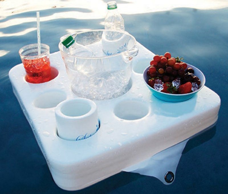 水趣戶外水上果盤飲料托盤 星級酒店水上浮力小浮桌浮盤批發・進口・工廠・代買・代購