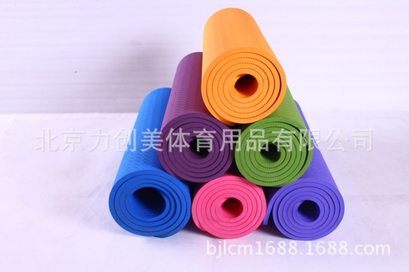 北京生產廠傢供應優質TPE單色瑜伽墊體操健身墊舞蹈墊（熱賣）工廠,批發,進口,代購