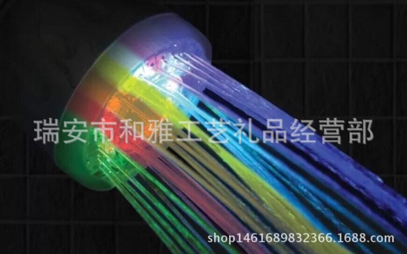 廠傢直銷 TV產品 shower wow五彩噴頭LED沐浴燈 淋浴燈工廠,批發,進口,代購