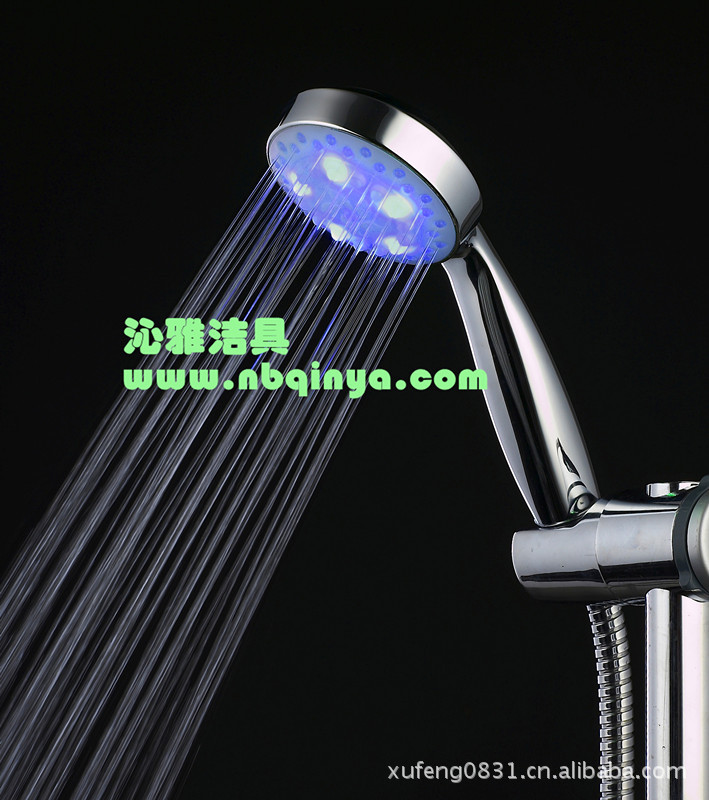LED單色發光花灑  淋浴花灑噴頭 LED頂噴 水力發電發光產品批發・進口・工廠・代買・代購