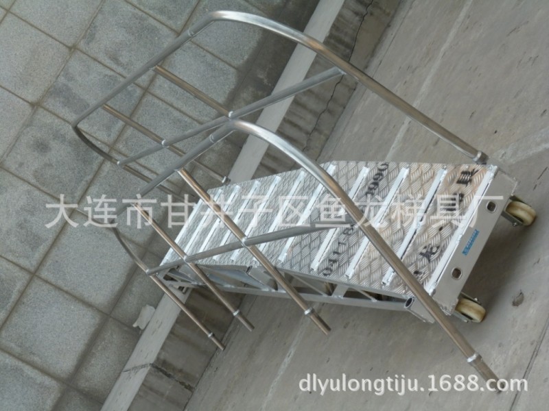 廠傢直銷輕型桁架式鋁合金登船梯/扶手一體可拆卸 3*0.6米可訂做批發・進口・工廠・代買・代購