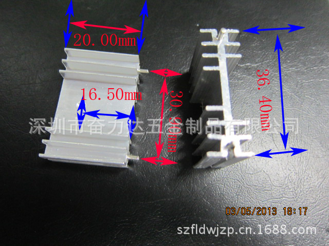 廠傢直銷36*11*25銀色散熱器工廠,批發,進口,代購