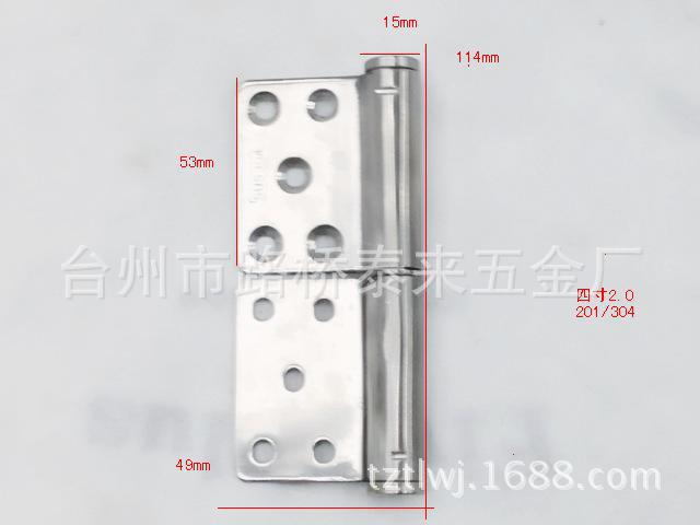 304不銹鋼脫卸合頁 4寸2.0脫卸旗形鉸鏈 不銹鋼防火門合頁工廠,批發,進口,代購