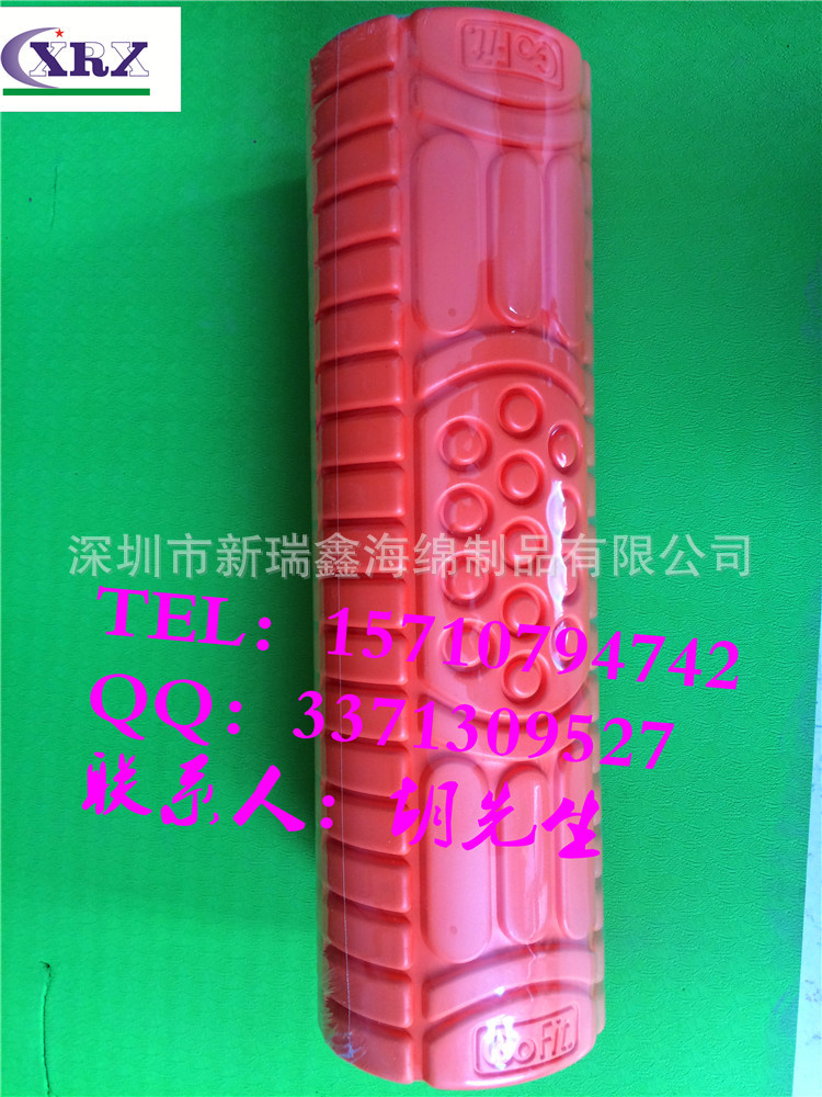 EVA+PU 狼牙型瑜伽柱波紋瑜伽柱短款多色瑜伽用品工廠,批發,進口,代購