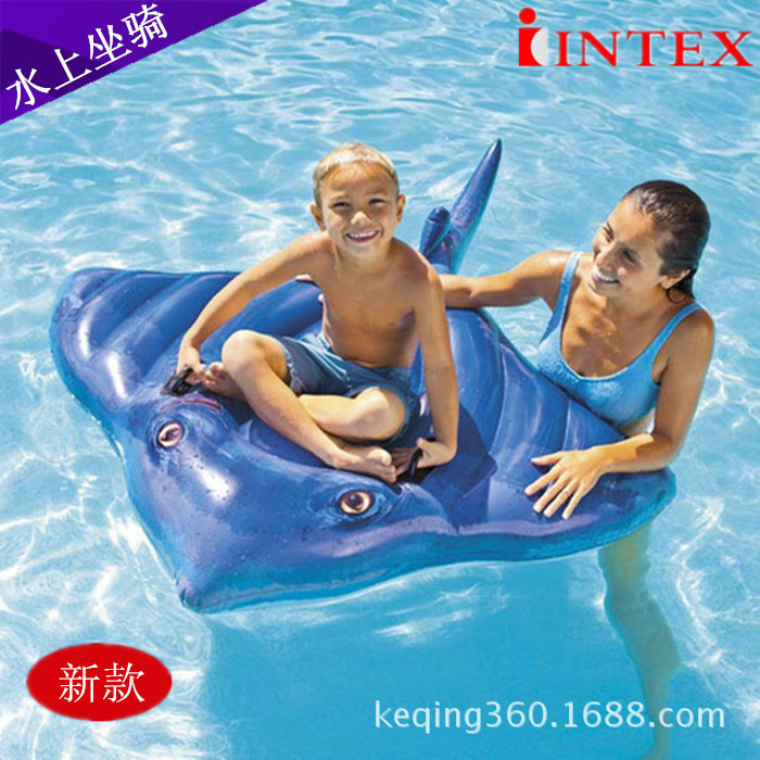 正品INTEX57550 坐騎 貂魚坐騎 充氣坐騎 兒童充氣座騎水上玩具工廠,批發,進口,代購