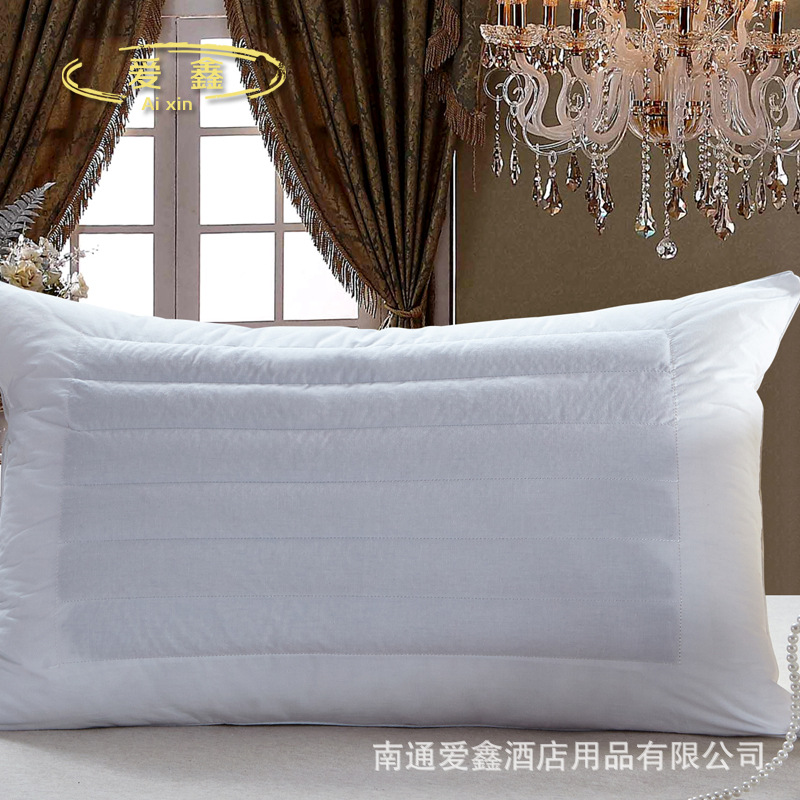 賓館床上用品五星級酒店佈草枕芯優質超舒適防羽佈羽絲絨枕頭批發工廠,批發,進口,代購